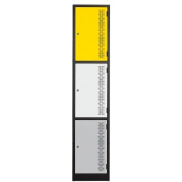 Contemporary Lockers 3 Door