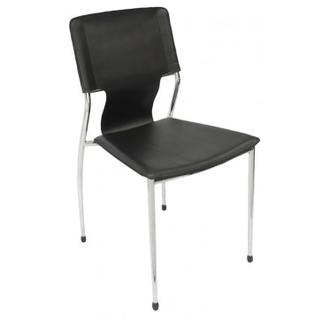 4 Leg Chrome Frame Visitor's Chair