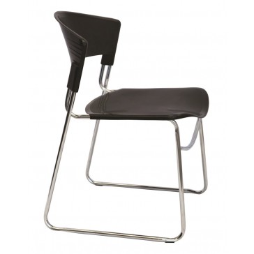 Chrome Sled Stackable Visitor's Chair