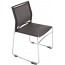 Stackable Mesh Chair - Chrome Sled 